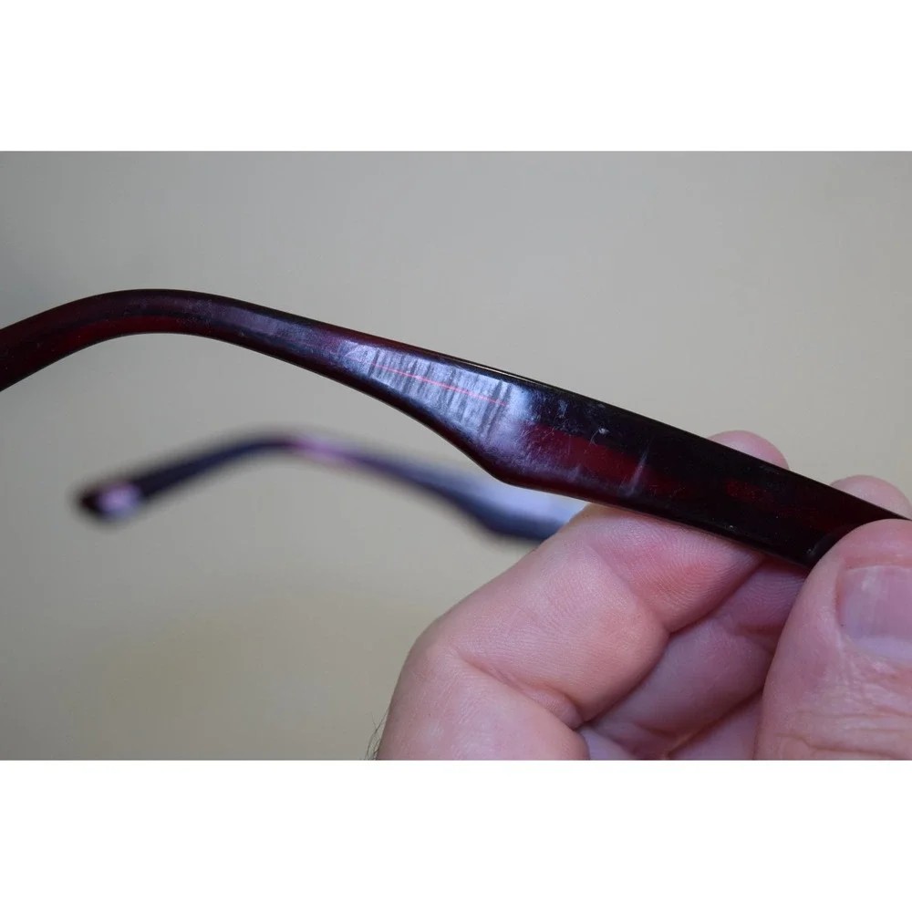 VIVID EYEWEAR 7002 127 49-17-145 RED EYEGLASSES Red WORN LOOK